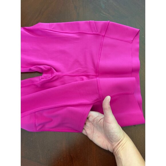 Gap Fit Magenta Sculpt Revolution Cropped Leggings Size Medium Neon Pink - Picture 11 of 11